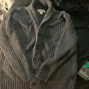 Gray Button up cardigan